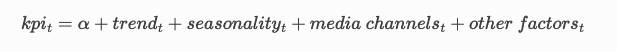 Google Meridian Statistical Model